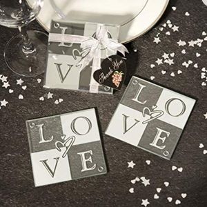 👗🛍Love clear square coasters🛍